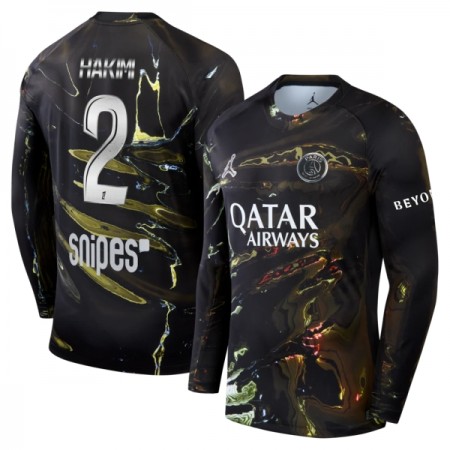 Jalkapallo Peliasut Paris Saint-Germain Hakimi 2 Night Edition 2025-26 Pitkähihainen