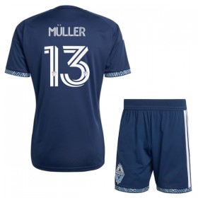 Jalkapallo Peliasut Vancouver Whitecaps Muller 13 Lasten Vieras Pelipaita 2026 Lyhythihainen