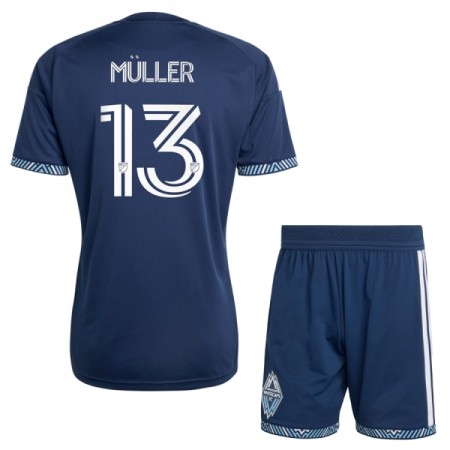 Jalkapallo Peliasut Vancouver Whitecaps Muller 13 Lasten Vieras Pelipaita 2026 Lyhythihainen