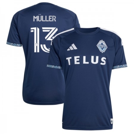 Jalkapallo Peliasut Vancouver Whitecaps Muller 13 Vieras Pelipaita 2026 Lyhythihainen