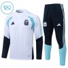 Lasten Argentiina Training Huppari Quarter-Zip 2026-27 Valkoinen