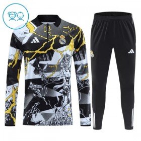 Lasten Real Madrid Marvel Training Huppari Quarter-Zip 2026-27 Musta