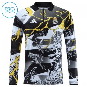 Lasten Real Madrid Marvel Training Huppari Quarter-Zip 2026-27 Musta