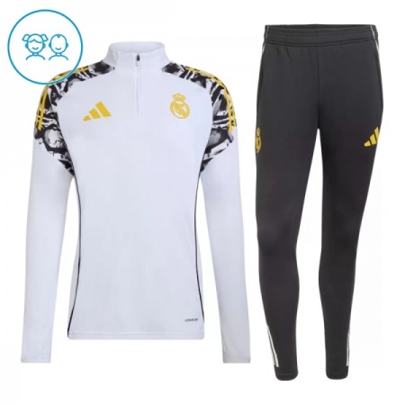 Lasten Real Madrid Training Huppari Quarter-Zip 2026-27 Valkoinen Lasten Real Madrid Training Huppari Quarter-Zip 2026-27 Valkoinen