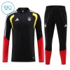 Lasten Saksa Training Huppari Quarter-Zip 2026-27 Musta