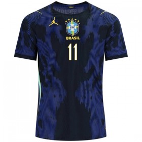 Jalkapallo Peliasut Brasilia Raphinha 11 Vieras Pelipaita MM-kisat 2026 Lyhythihainen