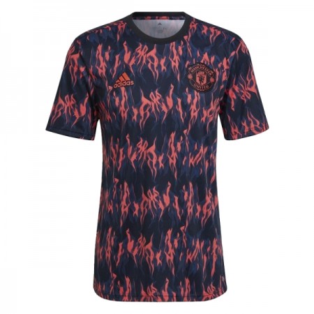 Jalkapallo Peliasut Manchester United Pre-Match 2025-26 Musta Lyhythihainen