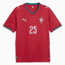Jalkapallo Peliasut Portugali Nuno Mendes 25 Koti Pelipaita MM-kisat 2026 Lyhythihainen