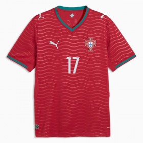 Jalkapallo Peliasut Portugali Rafael Leao 17 Koti Pelipaita MM-kisat 2026 Lyhythihainen