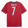 Jalkapallo Peliasut Portugali Ronaldo 7 Koti Pelipaita MM-kisat 2026 Lyhythihainen
