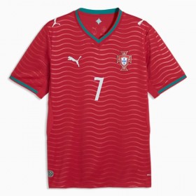 Jalkapallo Peliasut Portugali Ronaldo 7 Koti Pelipaita MM-kisat 2026 Lyhythihainen