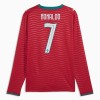 Jalkapallo Peliasut Portugali Ronaldo 7 Koti Pelipaita MM-kisat 2026 Pitkähihainen