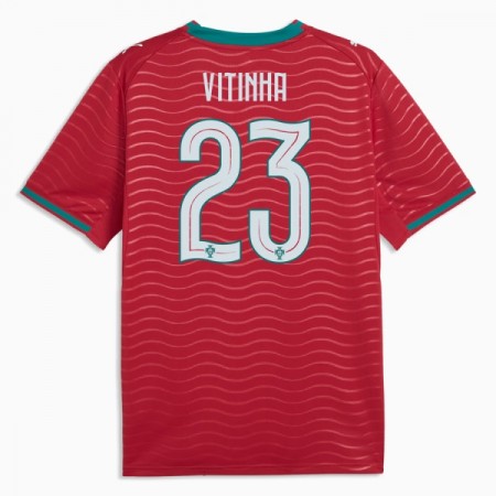 Jalkapallo Peliasut Portugali Vitinha 23 Koti Pelipaita MM-kisat 2026 Lyhythihainen Jalkapallo Peliasut Portugali Vitinha 23 Koti Pelipaita MM-kisat 2026 Lyhythihainen