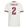 Jalkapallo Peliasut Espanja Carvajal 2 Vieras Pelipaita MM-kisat 2026 Lyhythihainen