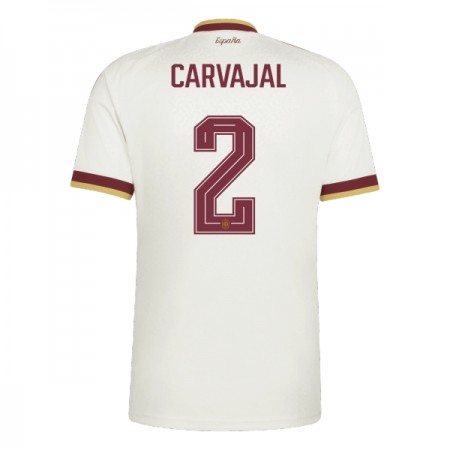 Jalkapallo Peliasut Espanja Carvajal 2 Vieras Pelipaita MM-kisat 2026 Lyhythihainen