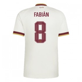 Jalkapallo Peliasut Espanja Fabian 8 Vieras Pelipaita MM-kisat 2026 Lyhythihainen