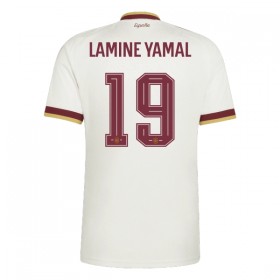 Jalkapallo Peliasut Espanja Lamine Yamal 19 Vieras Pelipaita MM-kisat 2026 Lyhythihainen