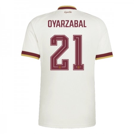Jalkapallo Peliasut Espanja Oyarzabal 21 Vieras Pelipaita MM-kisat 2026 Lyhythihainen Jalkapallo Peliasut Espanja Oyarzabal 21 Vieras Pelipaita MM-kisat 2026 Lyhythihainen