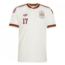 Jalkapallo Peliasut Espanja Williams JR 17 Vieras Pelipaita MM-kisat 2026 Lyhythihainen