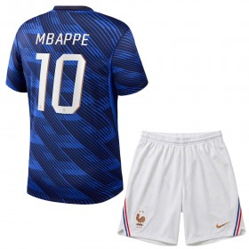 Jalkapallo Peliasut Ranska Mbappé 10 Lasten Koti Pelipaita MM-kisat 2026 Lyhythihainen