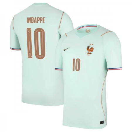 Jalkapallo Peliasut Ranska Mbappé 10 Vieras Pelipaita MM-kisat 2026 Lyhythihainen