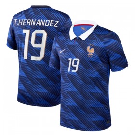 Jalkapallo Peliasut Ranska Theo Hernandez 19 Koti Pelipaita MM-kisat 2026 Lyhythihainen