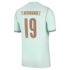Jalkapallo Peliasut Ranska Theo Hernandez 19 Vieras Pelipaita MM-kisat 2026 Lyhythihainen