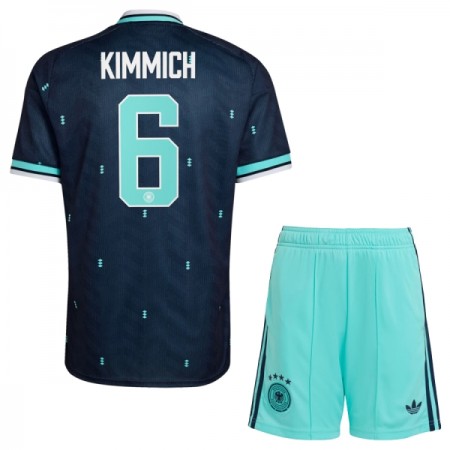 Jalkapallo Peliasut Saksa Kimmich 6 Lasten Vieras Pelipaita MM-kisat 2026 Lyhythihainen Jalkapallo Peliasut Saksa Kimmich 6 Lasten Vieras Pelipaita MM-kisat 2026 Lyhythihainen