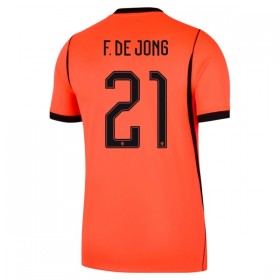 Jalkapallo Peliasut Alankomaat Frenkie de Jong 21 Koti Pelipaita MM-kisat 2026 Lyhythihainen