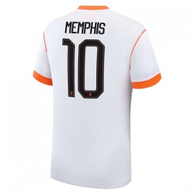 Jalkapallo Peliasut Alankomaat Memphis 10 Vieras Pelipaita MM-kisat 2026 Lyhythihainen