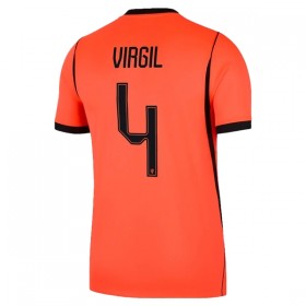 Jalkapallo Peliasut Alankomaat Virgil 4 Koti Pelipaita MM-kisat 2026 Lyhythihainen
