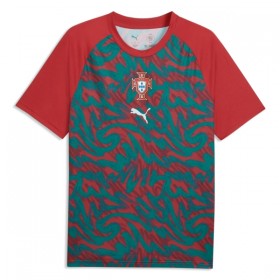 Jalkapallo Peliasut Portugali Pre-Match MM-kisat 2026 Punainen Lyhythihainen
