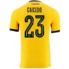 Jalkapallo Peliasut Ecuador Caicedo 23 Koti Pelipaita MM-kisat 2026 Lyhythihainen