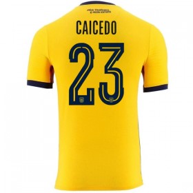 Jalkapallo Peliasut Ecuador Caicedo 23 Koti Pelipaita MM-kisat 2026 Lyhythihainen