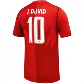 Jalkapallo Peliasut Kanada J. David 10 Koti Pelipaita MM-kisat 2026 Lyhythihainen