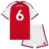 Jalkapallo Peliasut Arsenal Gabriel 6 Lasten Koti Pelipaita 2026-27 Lyhythihainen