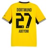 Jalkapallo Peliasut Borussia Dortmund Adeyemi 27 Koti Pelipaita 2026-27 Lyhythihainen