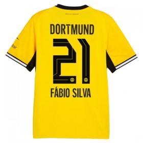 Jalkapallo Peliasut Borussia Dortmund Fabio Silva 21 Koti Pelipaita 2026-27 Lyhythihainen