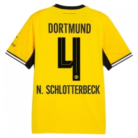 Jalkapallo Peliasut Borussia Dortmund N. Schlotterbeck 4 Koti Pelipaita 2026-27 Lyhythihainen