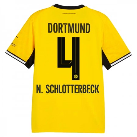 Jalkapallo Peliasut Borussia Dortmund N. Schlotterbeck 4 Koti Pelipaita 2026-27 Lyhythihainen