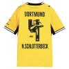 Jalkapallo Peliasut Borussia Dortmund N. Schlotterbeck 4 Koti Pelipaita 2026-27 Lyhythihainen Special