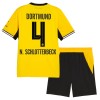 Jalkapallo Peliasut Borussia Dortmund N. Schlotterbeck 4 Lasten Koti Pelipaita 2026-27 Lyhythihainen