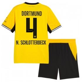 Jalkapallo Peliasut Borussia Dortmund N. Schlotterbeck 4 Lasten Koti Pelipaita 2026-27 Lyhythihainen