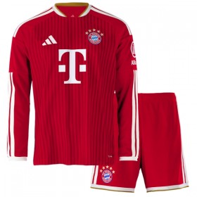 Jalkapallo Peliasut FC Bayern München Lasten Koti Pelipaita 2026-27 Pitkähihainen