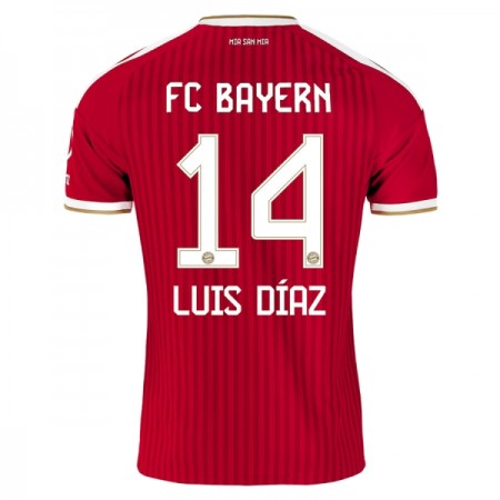 Jalkapallo Peliasut FC Bayern München Luis Diaz 14 Koti Pelipaita 2026-27 Lyhythihainen