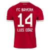 Jalkapallo Peliasut FC Bayern München Luis Diaz 14 Lasten Koti Pelipaita 2026-27 Lyhythihainen