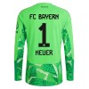 Jalkapallo Peliasut FC Bayern München Neuer 1 Maalivahti Koti Pelipaita 2026-27 Pitkähihainen