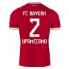 Jalkapallo Peliasut FC Bayern München Upamecano 2 Koti Pelipaita 2026-27 Lyhythihainen