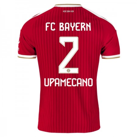 Jalkapallo Peliasut FC Bayern München Upamecano 2 Koti Pelipaita 2026-27 Lyhythihainen