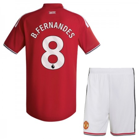Jalkapallo Peliasut Manchester United B. Fernandes 8 Lasten Koti Pelipaita 2026-27 Lyhythihainen
